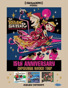 The Brian Setzer Orchestra Announces 15th Anniversary Christmas Rocks! Tour Image