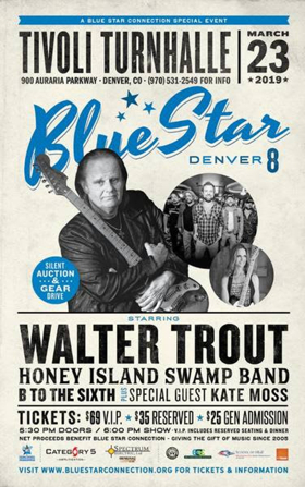 Walter Trout to Headline Blue Star Denver 8 Benefit Concert 