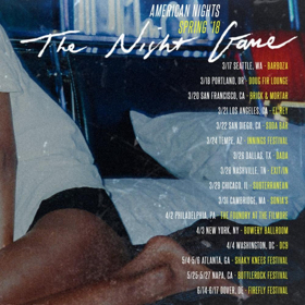 THE NIGHT GAME Kicks Off North American Tour This March 
