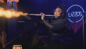 Watch Lizzo's Flute At Ron Burgundy 