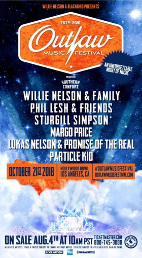 Willie Nelson, Margo Price and More To Play Outlaw Music Festival At Hollywood Bowl 