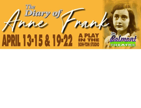 Review: A Harrowing ANNE FRANK at the Belmont  Image