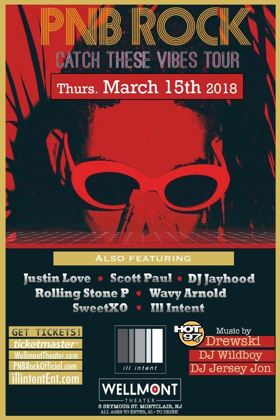 Scott Paul and PNB ROCK To Share The Stage At the WellMont Theatre Image
