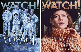 Cast of YOUNG SHELDON on Cover of January Watch! Magazine 