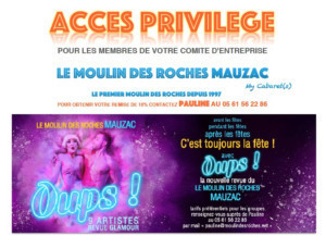 Review: OUPS at The Moulin Des Roches Cabaret Image