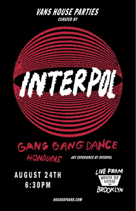 House of Vans Brooklyn Closes its Doors with INTERPOL Performance 