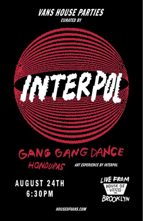 House of Vans Brooklyn Closes its Doors with INTERPOL Performance Image