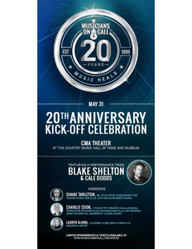 Musicians on Call, Blake Shelton Team Up For 20th Anniversary Celebration Concert Image