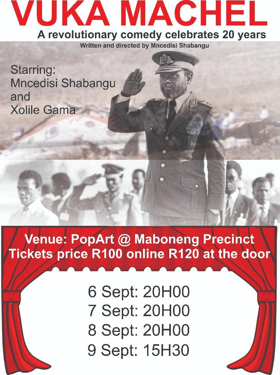 VUKA MACHEL Comes to POPArt Theatre Image