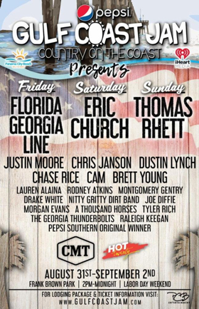 Pepsi Gulf Coast Jam To Host CMT  Image