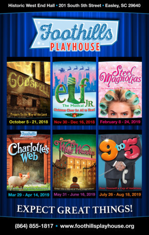Feature: 2018-19 SEASON ANNOUNCEMENT at Foothills Playhouse 