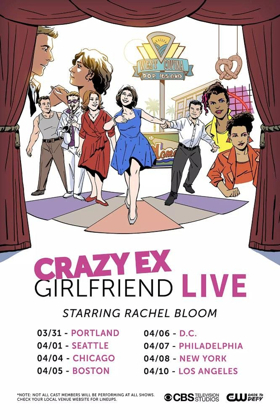 Rachel Bloom Will Take CRAZY EX-GIRLFRIEND on Tour This Spring! 