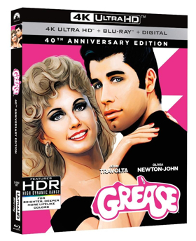 GREASE 40th Anniversary Edition Comes to 4K Ultra HD/Blu-ray/DVD/Digital on 4/24 