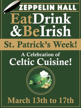 ZEPPELIN HALL in Jersey City Celebrates St. Patrick's Day 3/13 to 3/17  Image