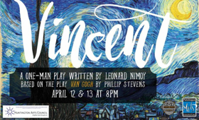 One-Man Play VINCENT Comes to Patchogue Theatre Image