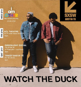 Pharrell Williams' Newly Signed Alabama Duo WATCH THE DUCK to Perform SXSW Shows This Week 