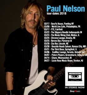 Virtuoso Blues/Rock Guitarist Paul Nelson Announces 2018 North American Tour Dates  Image