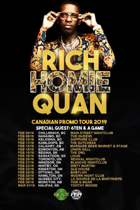 Rich Homie Quan Announces Canadian Tour Dates 