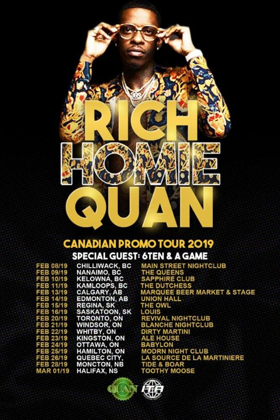 Rich Homie Quan Announces Canadian Tour Dates Image