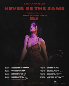 Camila Cabello Announces Bazzi As Special Guest For Sold-Out NEVER BE THE SAME Tour 
