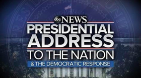 ABC News Announces Coverage of President Donald Trump's Prime-Time Address and the Democratic Response Image