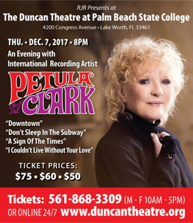 BWW Previews: PETULA CLARK AT THE DUNCAN THEATRE  at The Duncan Theatre Palm Beach State College December 7, 2017 Image