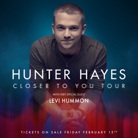 Levi Hummon Kicks Off 'Closer to You Tour' With Hunter Hayes Tonight 