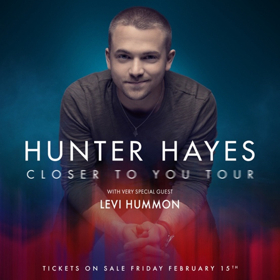 Levi Hummon Kicks Off 'Closer to You Tour' With Hunter Hayes Tonight Image