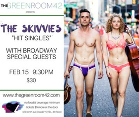 The Skivvies Celebrate NATIONAL SINGLE APPRECIATION DAY at The Green Room 42 Image