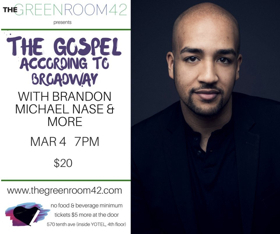 The Green Room 42 Celebrates Black History Month with THE GOSPEL ACCORDING TO BROADWAY Image