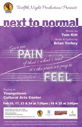 Twelfth Night Productions presents NEXT TO NORMAL 