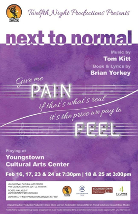 Twelfth Night Productions presents NEXT TO NORMAL Image