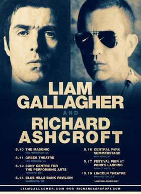 Liam Gallagher Confirms May U.S. Tour With Richard Ashcroft Image