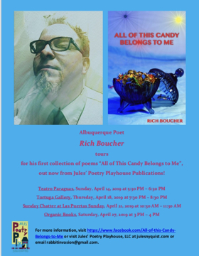 Rich Boucher Poetry Reading and Book Launch at Teatro Paraguas Image