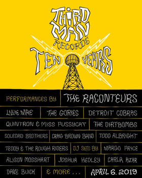 Third Man Records Announces 10 Year Anniversary Celebration With The Raconteurs Image