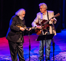 Bluegrass Legends Del and Dawg at the CCA on 3/2 