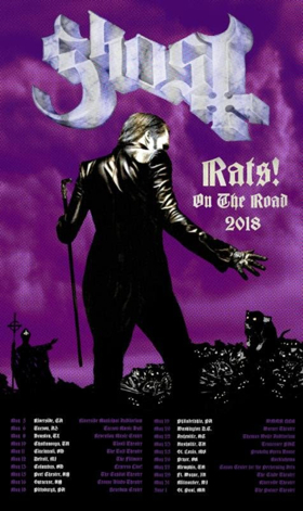 Grammy Award Winning Band GHOST Announce Rats on the Road US Tour 