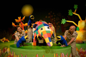 ELMER THE PATCHWORK ELEPHANT Brings Colour to Town Image