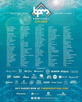 The BPM Festival: Portugal 2018 Announces Final Lineup and Showcases 