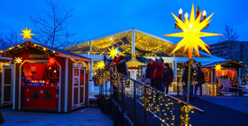 Christmas Village In Baltimore Sails Into Inner Harbor For 5th Anniversary Season Image