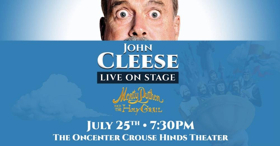 John Cleese Live On Stage Will Come to The Oncenter Crouse Hinds Theater 