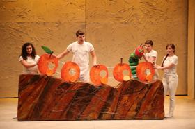 THE VERY HUNGRY CATERPILLAR SHOW Munches on Audience Costumes & Candy for Halloween Image
