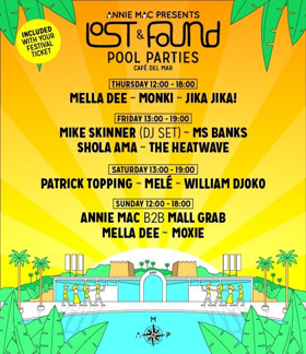 AMP Lost & Found Confirm Pool Party Schedule with Mall Grab B2B Annie Mac, plus Mike Skinner, & More Image
