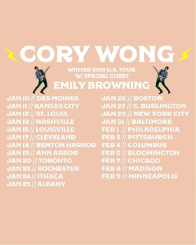Cory Wong Announces Additional Tour Dates For Early 2019 Image