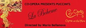 Co-Opera Takes LA BOHEME To Mclaren Vale, Payneham And Pt Adelaide Image