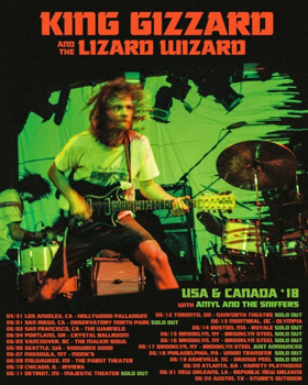 King Gizzard & The Lizard Wizard To Embark on North American Tour 