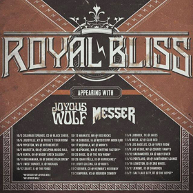 Royal Bliss Release New Single HARD AND LOUD, Announce Tour with Joyous Wolf and Messer 