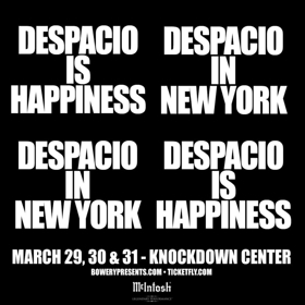 James Murphy & 2MANYDJS Present: DESPACIO, 3/29-3/31 at the Knockdown Center Image
