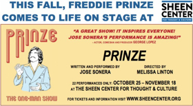 PRINZE, THE ONE-MAN SHOW Comes to Sheen Center 