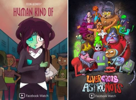 Facebook Watch Debuting Two New Adult Animated Comedy Series, “HUMAN KIND OF” and “LIVERSPOTS AND ASTRONOTS” Image